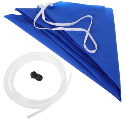 WHAMVOX Housse de Nettoyage Étanche pour Climatisation Split avec Tuyau Évacuation Protection Anti-pollution et Prolongation de Vie pour Cache-récupérateur Eau de Climatiseur Murale
