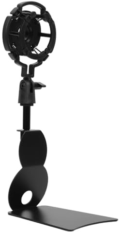 Alipis 1 Set Base del Soporte del Soporte del Micrófono Montaje Multipropósito para Escritorio Base de Clip Resistente