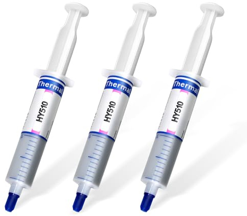 3PCS Pâte Thermique, pour Processeur Et Composants Électroniques, Graisse Thermique Non Conductrice pour Dissipation De Chaleur Stable Entre Puce Et Dissipateur