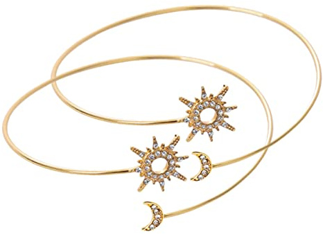 Accessori per ragazze Braccialetti Braccialetti Sole e Luna per donna Gioielli eleganti Collana da indossare ogni giorno per feste