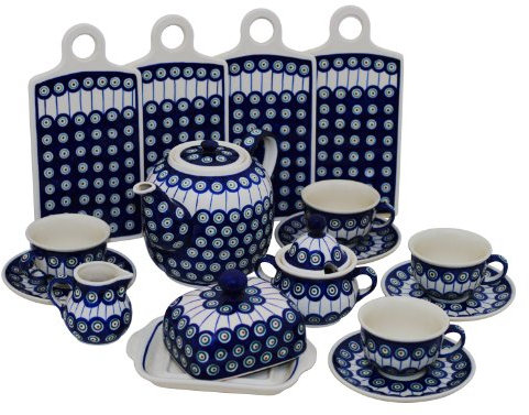 Unbekannt Original Bunzlauer 16-Piece Breakfast Service in Decor 8