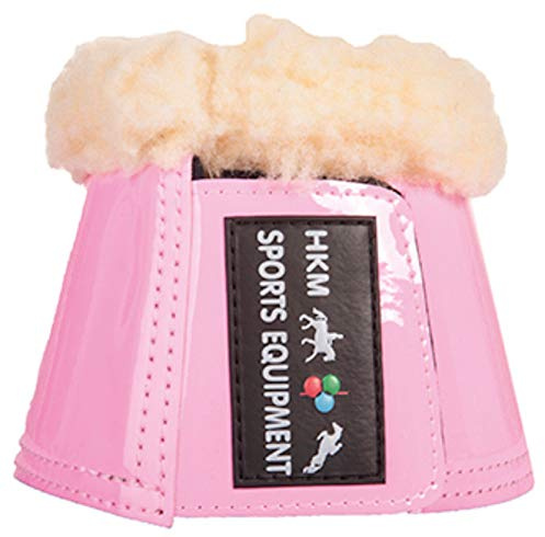 HKM 41903800.0643 Hufglocken Comfort Lack mit Polsterung, rosa