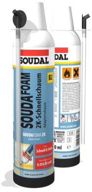 SOUDAFOAM 2K B2 400ml (Adapteraufsatz) Spar- Set (9)