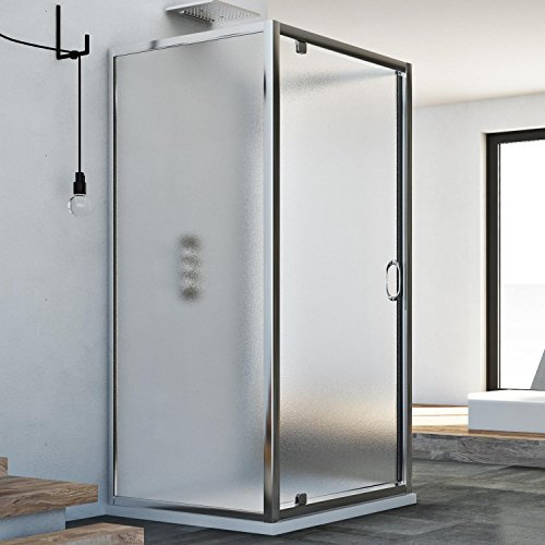 Box Doccia 3 lati 75x75x75 AP. 75 CM H185 stampato C mod. Sintesi TRIO 1 Anta