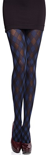 Merry Style Collant Opachi Donna MS 317 60 DEN (Navy, L)