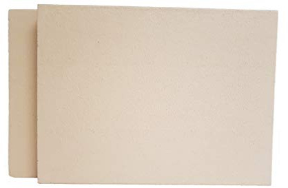 2 Stück 40x30x4 cm Schamottplatte Schamottstein Schamott Schamotte Kamin Kaminofen