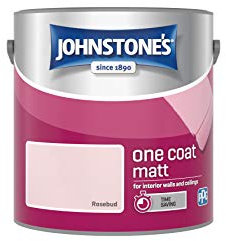 Johnstone's One Coat Matt Emulsion Paint - Rosebud 2.5L
