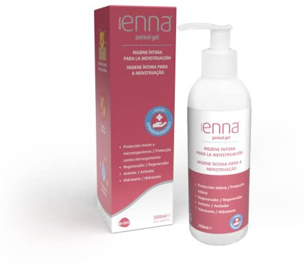 enna PERIOD GEL 200 ml | Intimpflege für den täglichen Gebrauch - beugt Infektionen vor - parfümfrei - geruchshemmend