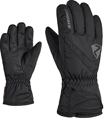 Ziener Kinder LORIKO Ski-Handschuhe/Wintersport | wasserdicht atmungsaktiv, black, 6,5