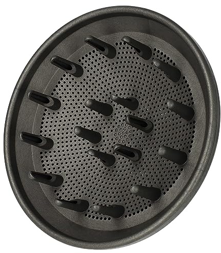 vhbw beccuccio diffusore sostituisce Dyson 967711-02, 970266-05 per phon, asciugacapelli - 13,6 x 13,6 cm, 109 g grigio scuro