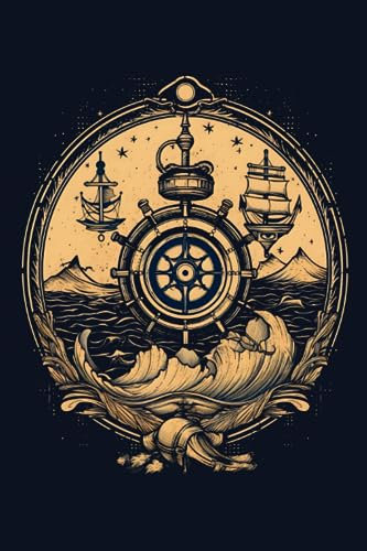 Notizbuch: Segeln Notizbuch | 6x9 Zoll DIN A5 | 100 Seiten liniert | Segelschiff Notizheft | Segelboot Tagebuch | Nautik Schreibheft | Segler Geschenk