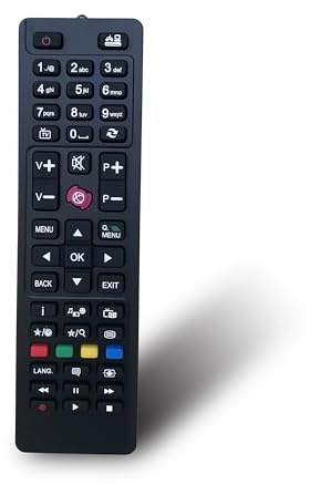 Replacement Remote Control Universal for Bush TV DLED32165HD DLED32165HDY DLED32265DVDT2S DLED50265FHD DLED40287FHD ELED40287FHDDVD