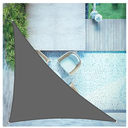 Tenda a Vela Ombreggiante Triangolare - Vele Parasole da Giardino Traspirante Protezione Parasole e Raggi UV - Tendone Tende,5x5x5m