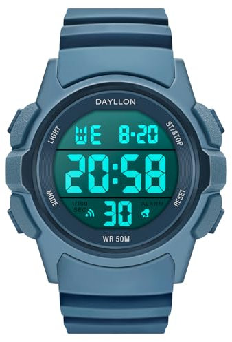 Dayllon Orologio da Uomo Orologi Digitali Sportivi Impermeabili Militari Multifunzione Cronografo Cronometro da Polso con Retroilluminazione LED/Allarme/Data