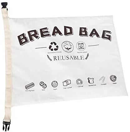 Alipis 1stück Wiederverwendbarer Baumwoll-brotbeutel Mit Release Buckle Organische Aufbewahrung Für Selbstgemachtes Brot Obst Und Und Langlebig Für Lebensmittelaufbewahrung
