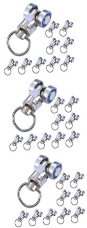 CORHAD 30 STK Vorhang Zubehör Laufrollen Schiebetür Haken Ceiling Curtain Track gardinenrollen schlupflider flaschenzug Silentrolle für Vorhänge Zubehör für Vorhangschienenrollen Metall