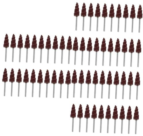 CIYODO 60pezzi Coni Smeriglio Abrasivo Per Smerigliatrice Strumenti Di Levigatura e Lucidatura Per Design Innovativo Per Efficienza Elevata e Resistenza All Usura