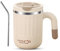 Kytpyi Termo Cafe, Termo Cafe para Llevar, 480ml Taza Termo Cafe para Llevar a Prueba de Fugas con Paja Tapa para Café, Vaso Termico Acero inoxidable Anti-escaldado para Hogar Oficina Viajar (Beige)