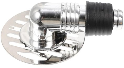 Veemoon Stainless Steel Floor Drain Joints Connector Washer Machine Parts Backflow Preventer Waste Floor Drain Cover Connector Random Style