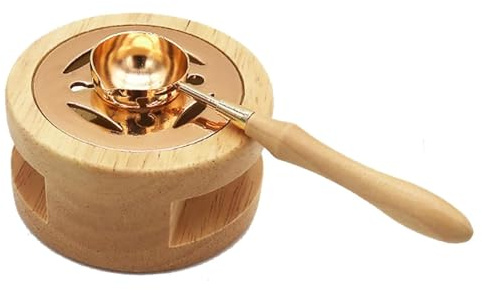 2 Stück Wachssiegelwärmer,Siegelwachs Set,Wachssiegel,Wachssiegel Set