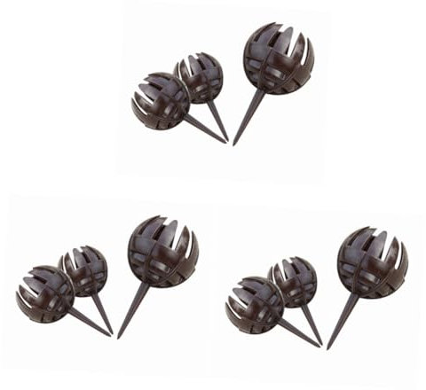 UPKOCH 3 set Fertilizzante Contenitore Per Fiori Vaso Da Giardino Contenitore Per Fertilizzanti Cestini Per Fertilizzanti Controllo Vaso Per Bonsai Caffè 20 pezzi*3