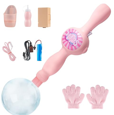 Máquina de Burbujas de Humo, VAR-ita mágica de Fog Burbujas, iluminación Colorida para Fabricantes de Burbujas para niños, soplador eléctrico Creativo con Efectos Vibrantes, máquina de VAR-ita