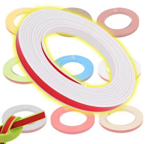 Tira protectora de bordes, borde autoadhesivo flexible de 6.5 pies para armarios y madera contrachapada, banda de borde para despegar y pegar, gris, 9 mm