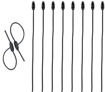 8 Cavi Elastici Per Il Cartello Carichi Sporgenti Ganci Di Fissaggio 50Cm, Tenditore Per Segnale Di Avvertimento Italia E Spagna, Per Il Fissaggio Della Targa, Portabici