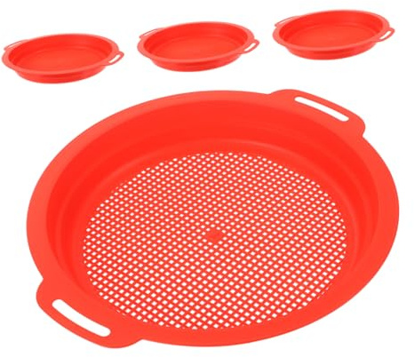 Mikikit 4piezas De Playa para Tamices De Juguete Colador De Plástico para Excavar y Clasificar Conchas La Arena De Caja De Arena para Fiestas