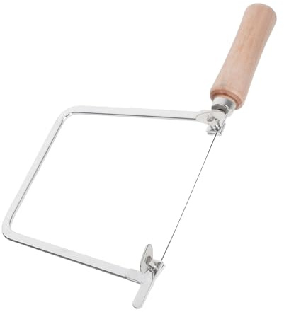 Gadpiparty Scie à Chantourner Acier Fine U-forme Confortable Scie Miniature Polyvalente pour Métal Bijoux et Modèles Outil de Précision pour Bricolage