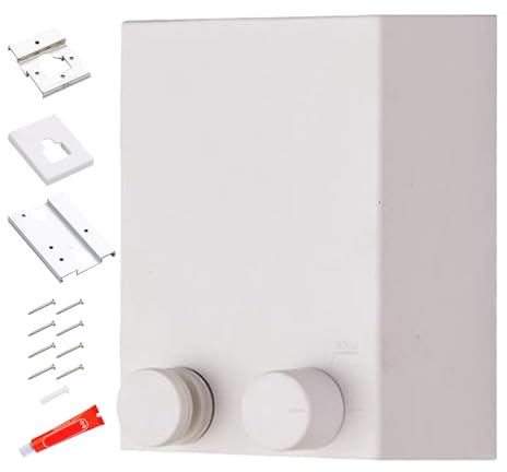 Tendedero retráctil, Cuerda compacta de 11,7 x 8,7 x 5,9 cm, ABS + Alambre de Acero Inoxidable, de Secado Invisible Ajustable con acción de tracción, Herramienta de lavandería Que Ahorra