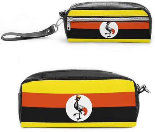 Flag of Uganda Ugandan Printed Pencil Case Pen Storage Bag Pen Pouch Stationery Cosmetic Storage Bags Gift