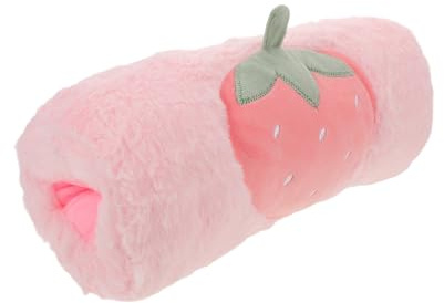 LABRIMP Hands Warming Sleeve Cute Strawberry Hand Muff Portable Warm Hand Pillow for Students Soft Polyester for Bedroom Use