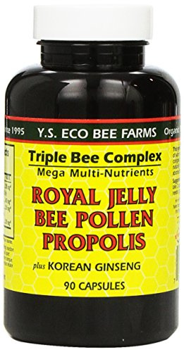 YS Organic Farms: Royal Jelly Bee Pollen Propolis w/Ginseng 90 ct
