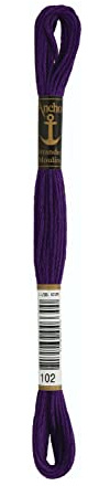 Anchor Stickgarne Anchor Sticktwist, Lauflänge: 8M 102