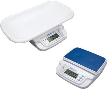 Adam Equipment MTB Baby & Toddler Digital Scale for Babies, Toddlers, Small Pets, Detachable Ergonomic Cradle, Non-Slip Mat, Easy to Use, MTB 20, Weighs up to 44lbs / 20kg