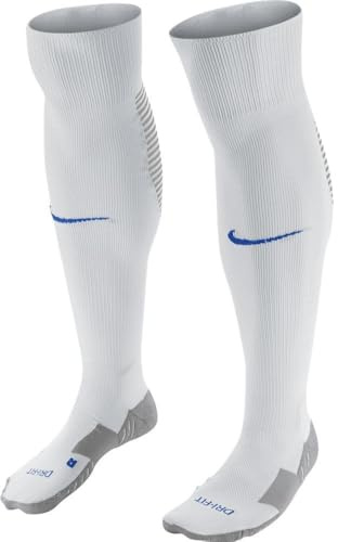 Nike Unisex erwachsene Matchfit Cushioned Sockenstutzen, Weiß (White/Jetstream/Royal Blue/100), XL (46-50 EU)