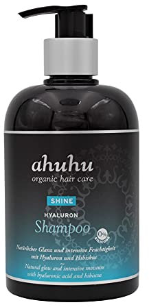 ahuhu SHINE Hyaluron Shampoo 500ml mit Hyaluron & Hibiskus Extrakt