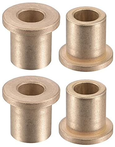 sourcing map 4Stk. Flanschhülsenlager 10mm Bohrung 16mm ä.D. 20mm Länge 22mm Durchm 3mm Dicke