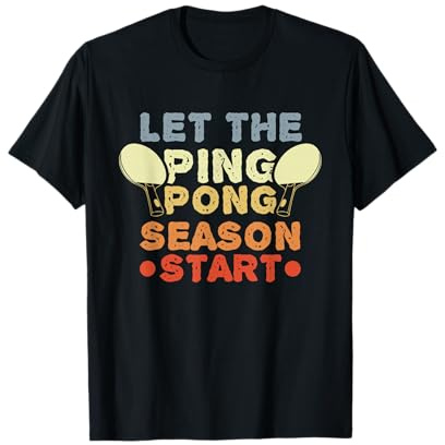 Witziges Tischtennis Trikot für Ping Pong Spieler T-Shirt