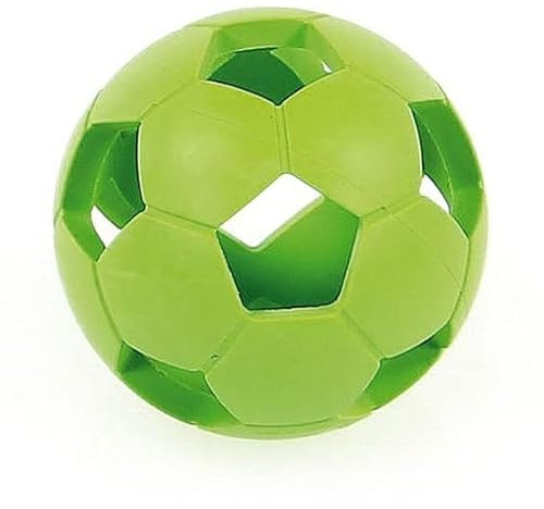 Petastic swisspet Weichgummi-Fußball Hundeball Gitterball für Hunde Größe S