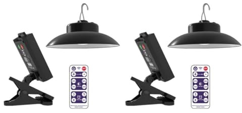 CTDWNT Luci Solari per Ombrellone da Esterno - Impermeabili, LED a Energia Solare per Patio, Tenda da Spiaggia e Campeggio (2 Pezzi a Tre Colori)