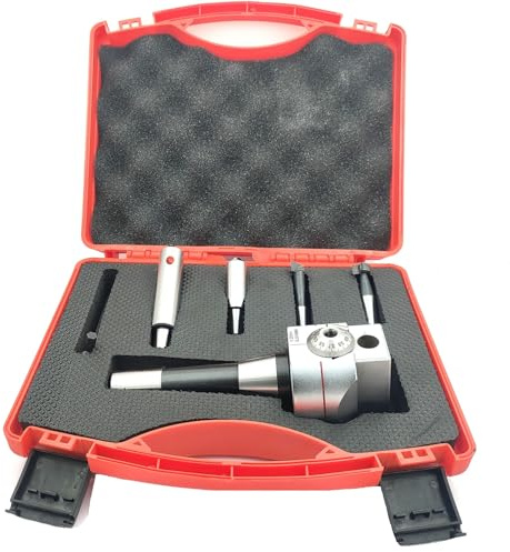 A.D. International Boring Head 62 MM Diameter for Lathe, Milling Machine -Fly Cutters, Carbide Brazed Tool (R8 Shank (7/16 UNF x 20 TPI Drawbar))