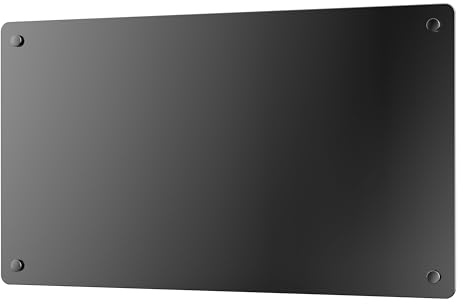 PURLINE | Radiador Cristal 1500W Control WiFi App PANEL GLASS1500 - Radiador Wifi Diseño Moderno y Eficiente, Apto para Baños y Programación Semanal