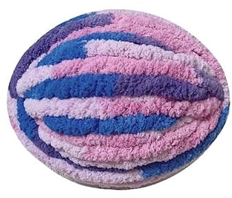 Grobes Garn zum Handstricken, Chenille-Garn, grobe Regenbogenwolle, 250 g, Strickwolle, Rovingfaser, Samtgarn, handgestricktes Häkelgarn, DIY-Pullover-Häkelwolle (A34)