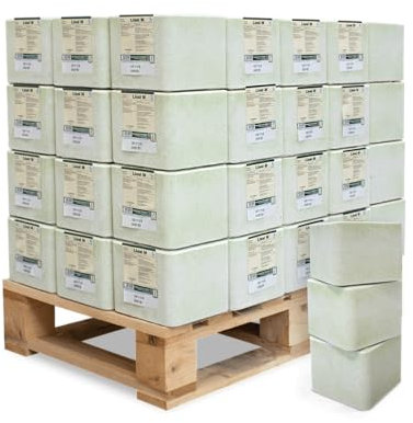 Salzlecksteine Salzleckstein Leckstein Salzstein Mineralleckstein Viehsalz Salz Für Pferde Rinder Ziegen Schafe Wild Tiere Lisal M 10kg x 60 Steine 600kg / 1 Palette KSK