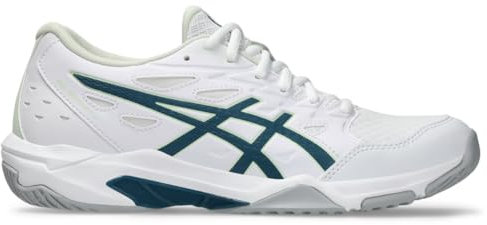 ASICS Scarpe da pallavolo Gel-Rocket 11 Donna, Bianco/foglia di tè, 44.5 EU