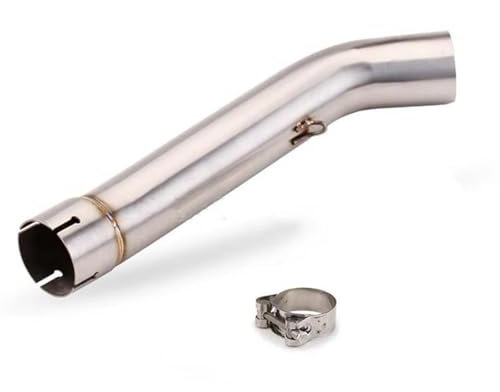 ZEQIMWL Für B&MW Für F650GS Für F750GS Für F850GS ADV 2018 2019 2020 Moto Auspuffrohr Abgasanlage Motorrad Auspuff Mitte Link Rohr Motorradzubehör(1)