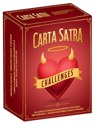 CARTA SUTRA Challenges – Giochi coppie – Giochi da tavolo – Gioco di coppia – Gioco di società – Gioco di carte – giochi da tavolo adulti – Idea Regalo Originale Coppia San Valentino 2027