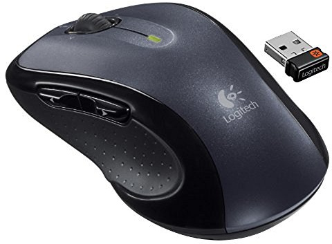 Logitech M510 - Ratón (Ambidextro, Laser, RF Wireless, Black)